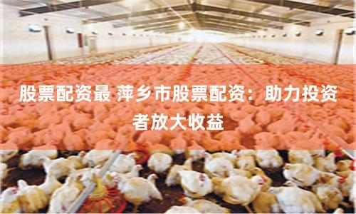 股票配资最 萍乡市股票配资：助力投资者放大收益